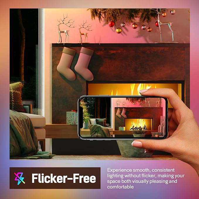 Hompavo Upgraded Dimmable LED Stained Glass Light Bulb, Hand-Painted Colorful E26 G95 3.5W, for Party, Halloween, Christmas, Home, Room, Garden, Balcony Decoration, 1 Pack