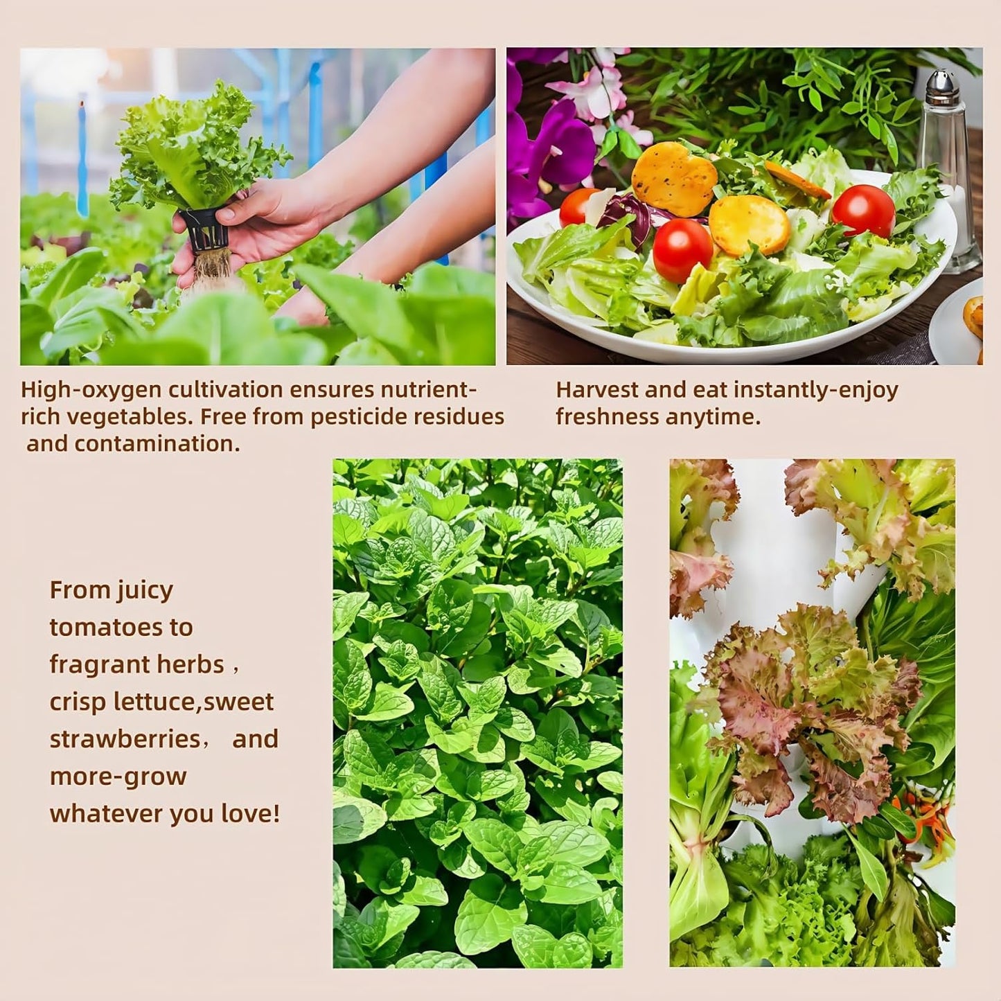 Hydroponics Growing System kit, Vertical hydroponic Garden ,Outdoor Indoor hydroponics Growing System,Lettuce Grow Tower,Pump System, Auto Timer, 30 Pods,Gardening Gift