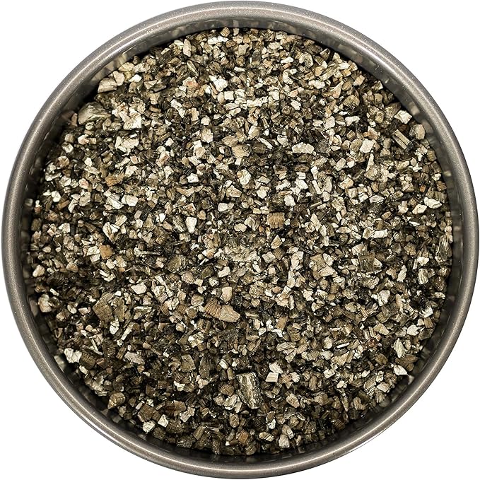 Horticultural Organic Vermiculite by GARDENERA - Medium Grade - Natural Soil Additive for Potted Plants, Orchids, Hydroponics, Terrariums (4 Quart)