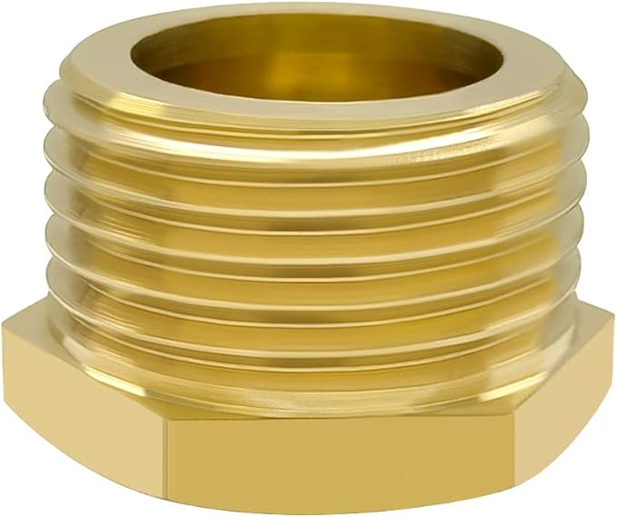 Hooshing 6PCS 3/4" GHT Male Garden Hose End Cap Plug Garden Irrigation Pipe Fittings Water Tubing Stopper