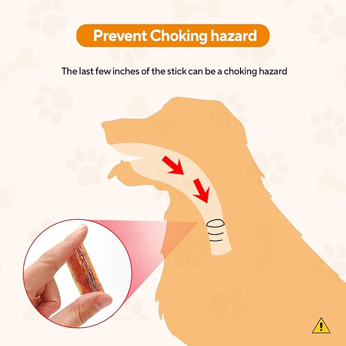 Cute Carrot Bully Stick Holder for Medium Large Breeds, Heavy Duty Dog Chew Holder for Aggressive Chewers, Safety Device to Prevent Choking