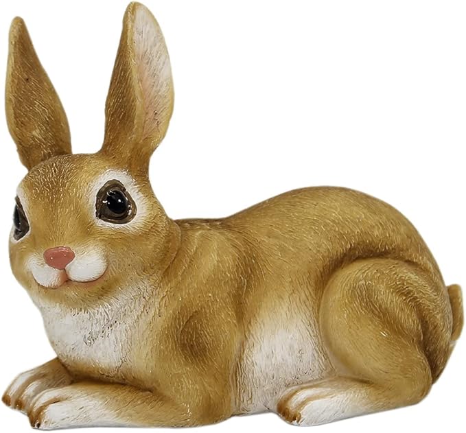 Hide a Key Rabbit Figurines Bunny Statue Polyresin Rabbit Ornament Rabbit Outdoor Garden Statue