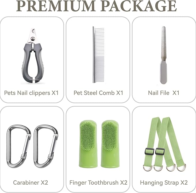 Dog Grooming Hammock – for Dogs Cat Grooming Hammock,Dog Sling for Nail Trimming with Dog Nail Clippers for Small Dogs,Dog Hammock for Nail Trim,Dog Hanging Harness for Nail Trimming