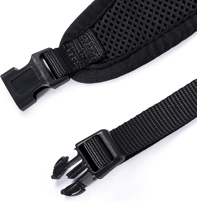 Mile High Life Step in Dog Harness for Small Dogs No Pull, Easy Get on Air Mesh Vest Harness, Adjustable Easy Closures Both Neck and Chest (Black, L Chest 21.6"-43.2")