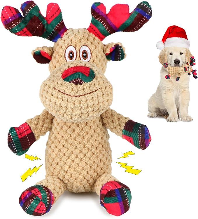 Dog Toy, Squeaky Interactive Dog Toys to Keep Them Busy for Large Small Dogs, Plush Puppy Toys, Best Gifts for Dogs.