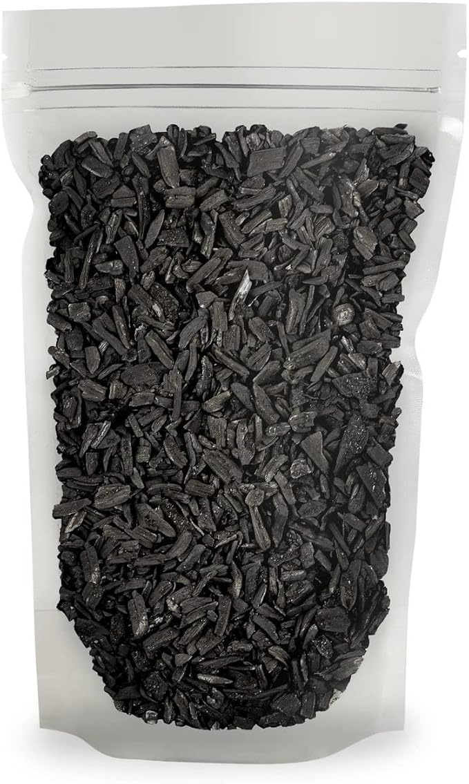 Horticultural Charcoal for Indoor Plants [2-Quart Bag] Black Diamond Soil Amendment for Orchids, Terrariums, and Gardening