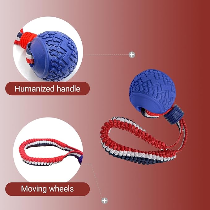 Dog Balls, Dog Toys for Aggressive Chewers, Interactive Dog Toys, Universal Bouncy Balls for Large Medium Small Dog and Puppy Toys