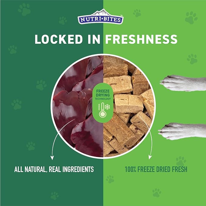 Nutri Bites Freeze Dried Treats (9 oz, Beef Liver)