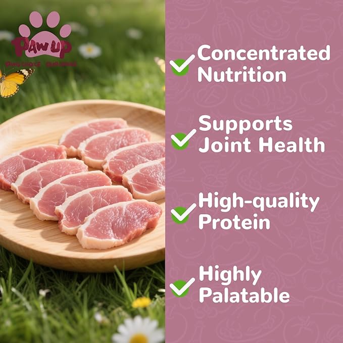 PAWUP Freeze Dried Duck Treats for Dogs, Freeze-Dried Raw Food Topper, High Protein, Gluten&Grain Free, Rawhide Free, 3.8 oz