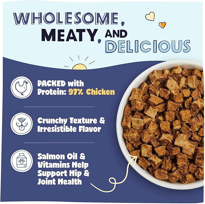 Pawstruck Air Dried Dog Food with Real Chicken, Grain Free, Made in USA, Non-GMO, Vet Recommended, High Protein Limited Ingredient Full-Feed, All Breeds & Ages, 2.5oz Trial Bag (Pack of 2)